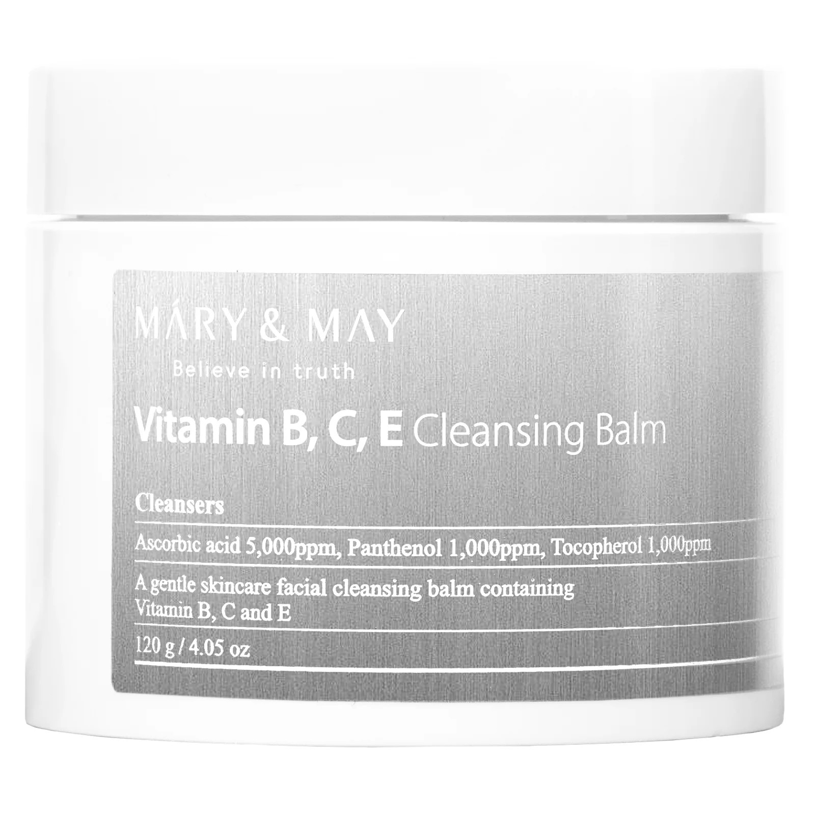 Vitamin B, C, E Cleansing Balm, 4.05 oz (120 g), Mary & May | Walmart (US)