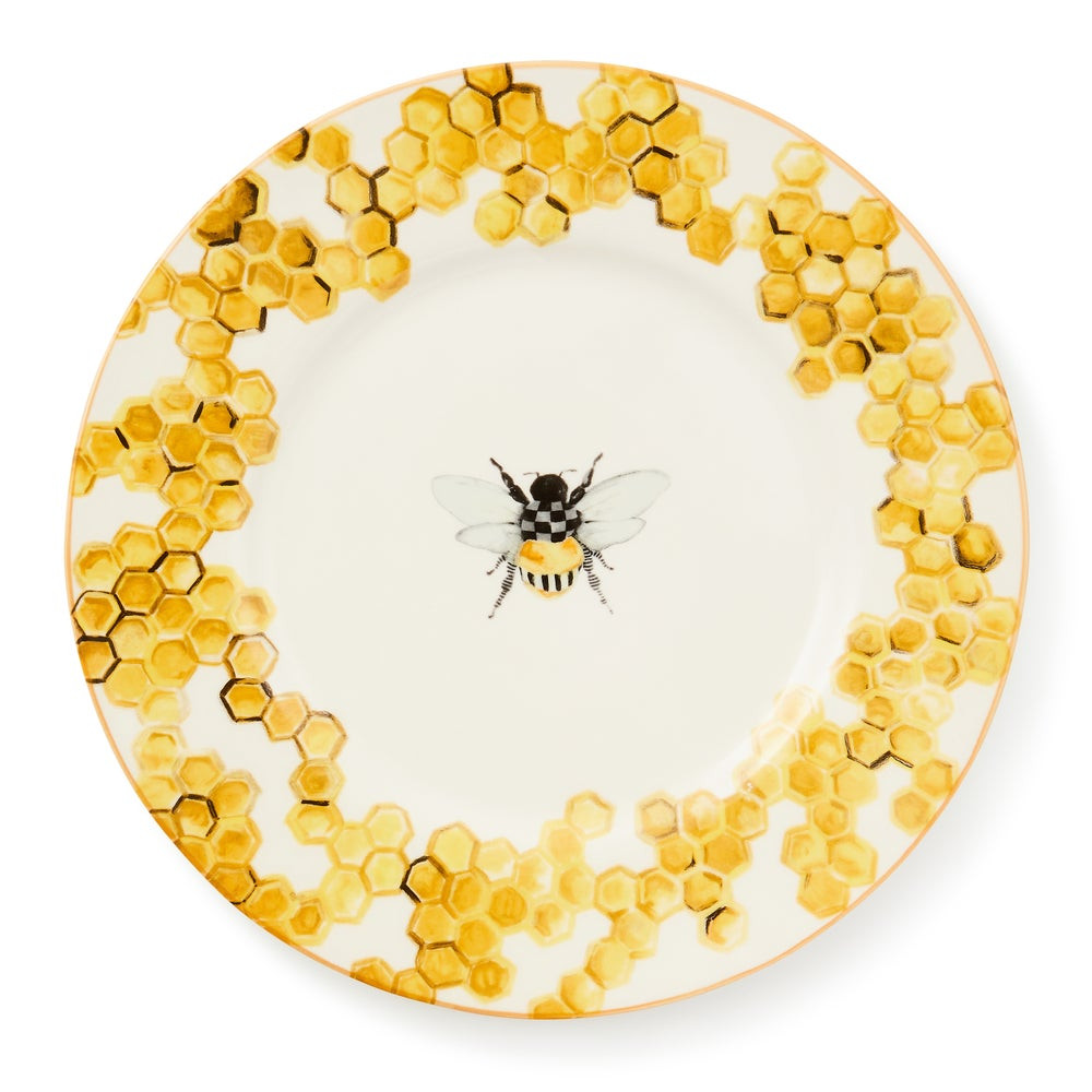 Queen Bee Dinner Plate | MacKenzie-Childs