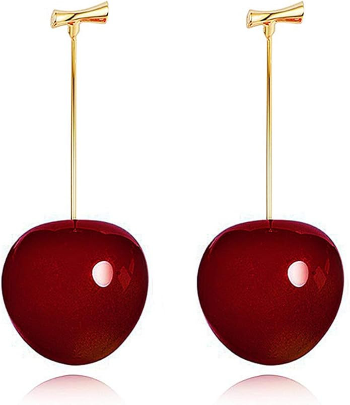Cherry Earring Fruit Drop Dangle for Women | Amazon (US)