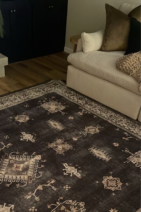 New living room washable rug. Ruggable. Vintage rug. Distressed rug  

#LTKhome