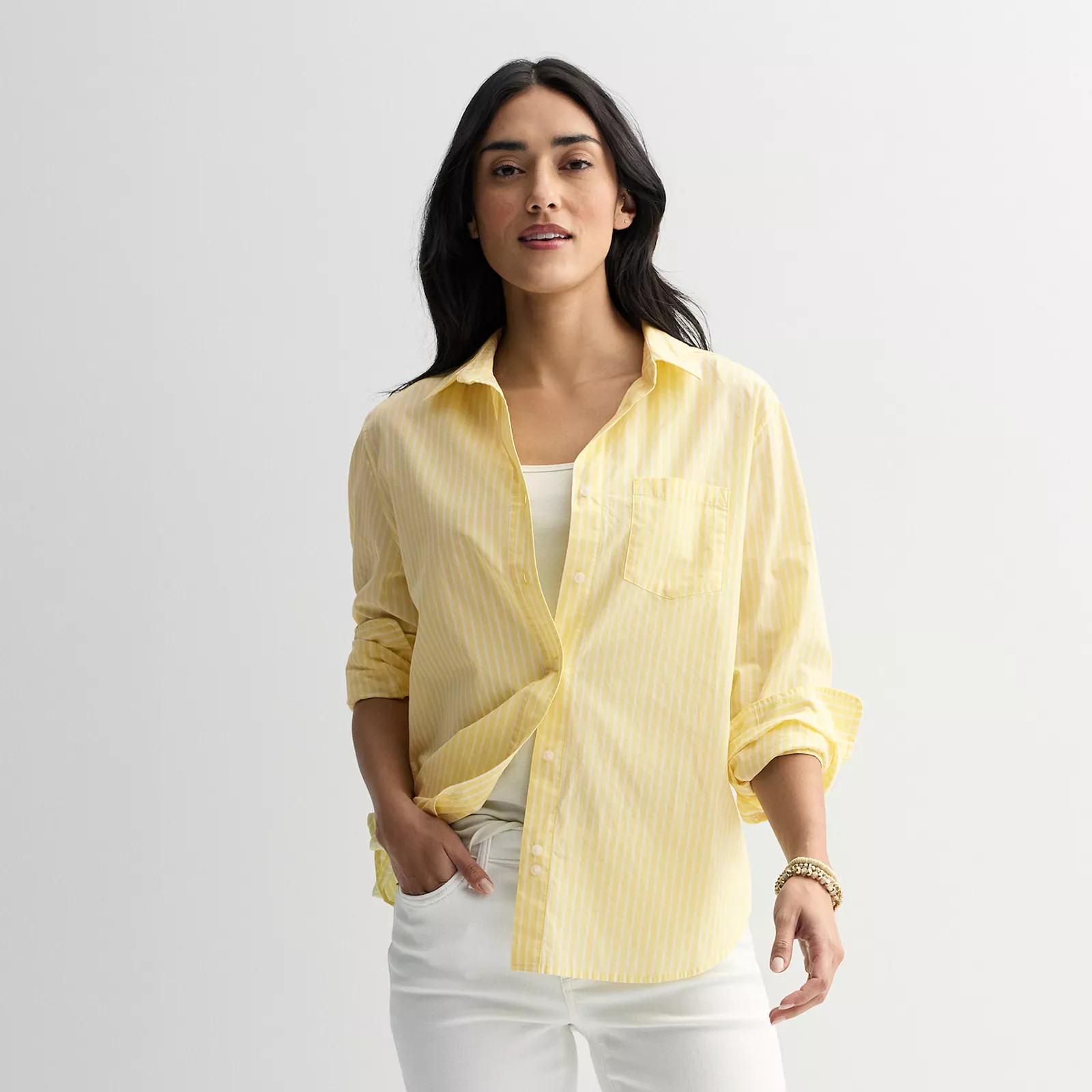 Women's Sonoma Goods For Life® Everyday Button-Up Shirt | Kohl's