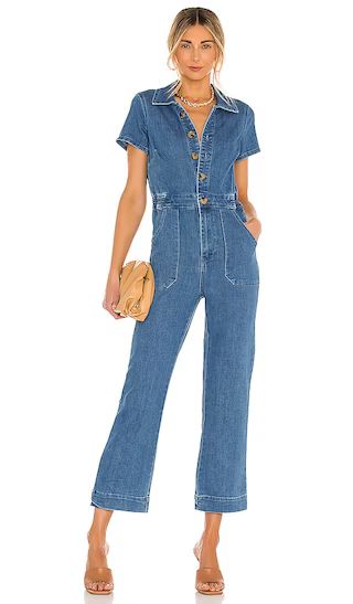 Emery Jumpsuit in French Blue | Revolve Clothing (Global)