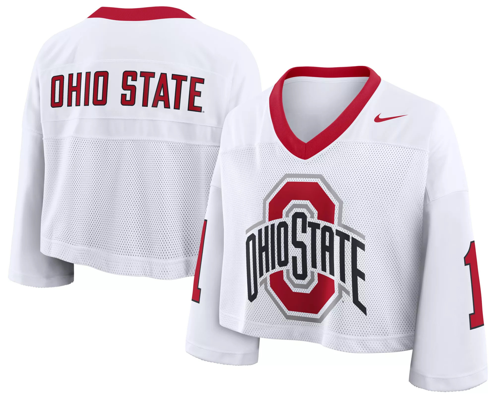Nike Women's Ohio State Buckeyes White Fashion Football Jersey | DICK'S Sporting Goods