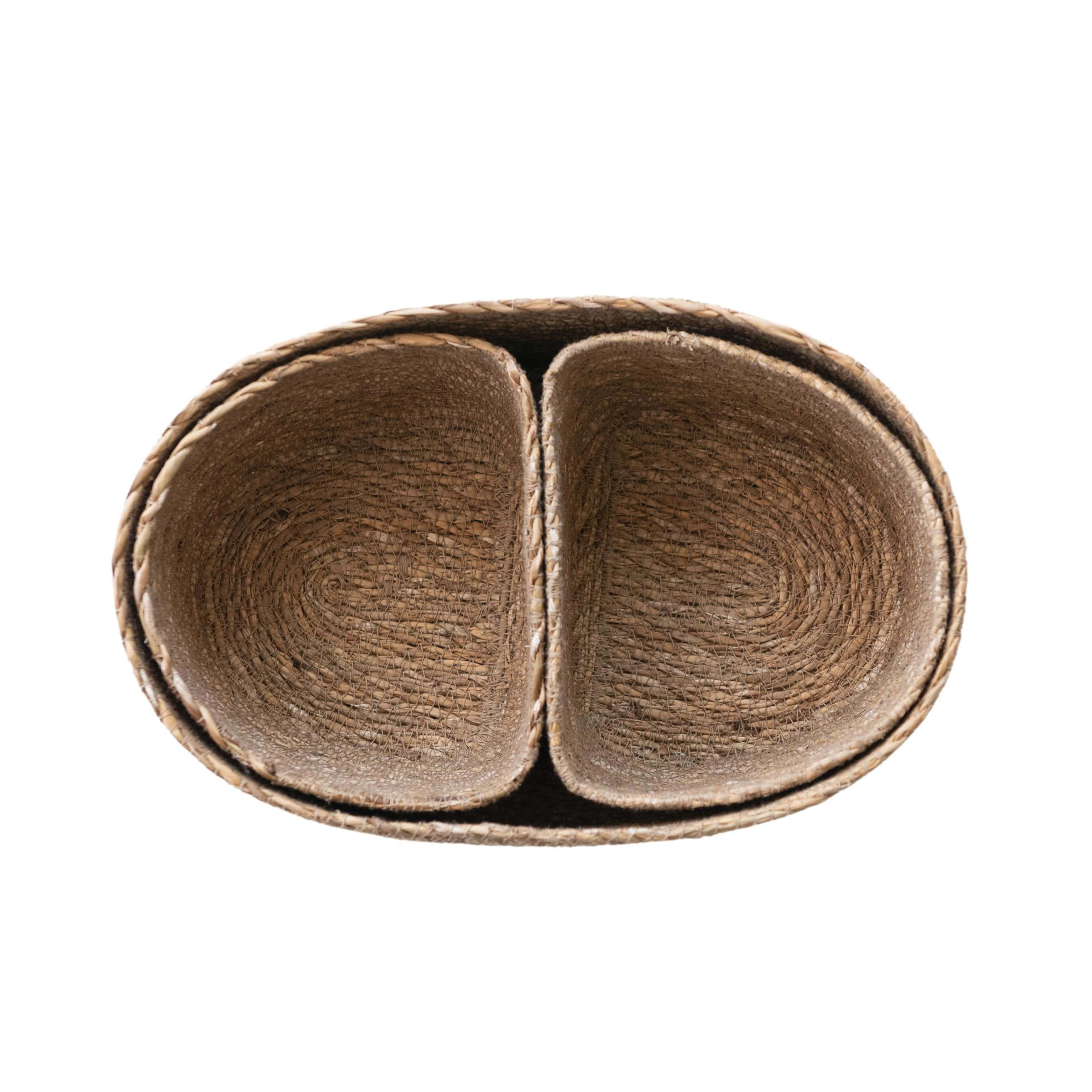 Creative Co-Op 3-Piece Hand-Woven Seagrass Nesting Baskets, Natural | Amazon (US)