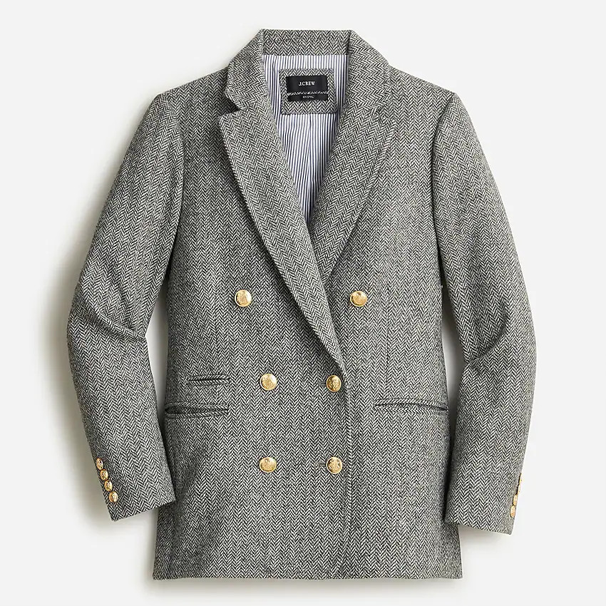 Bristol blazer in graphite herringbone wool | J. Crew US