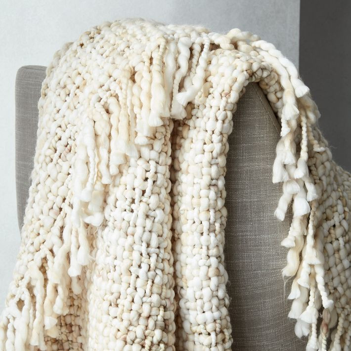 Marled Basketweave Throw | West Elm (US)