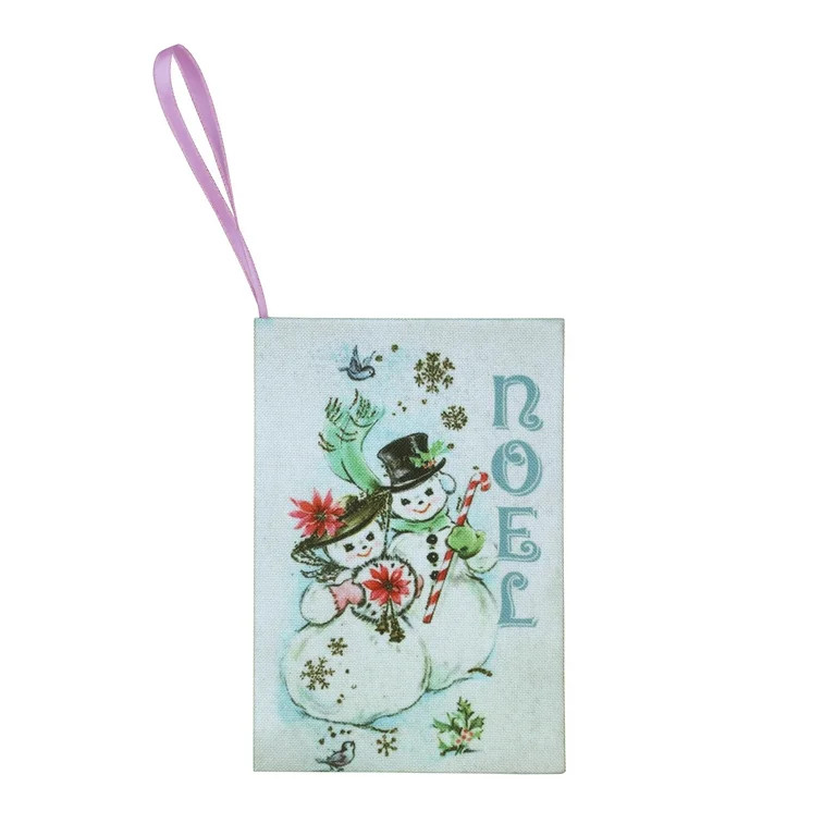 Mr. Christmas 5-inch Snowman Decor Book Gift Card Holder, Blue | Walmart (US)