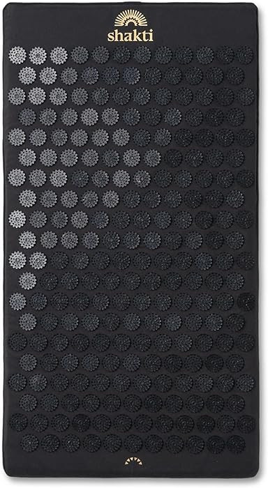 ShaktiMat Premium Acupressure Mat, Level 1 Intensity in Shakti Black, Massage Muscles, Aid Sleep ... | Amazon (US)