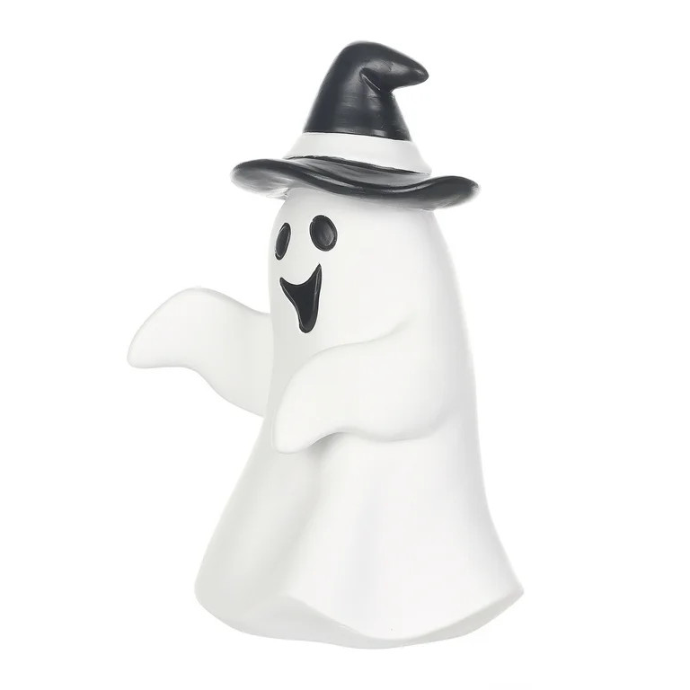 Halloween White Resin Ghost Tabletop Decoration,by Way to celebrate | Walmart (US)