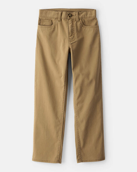 Boys Cotton Chino Pants - Khaki | Carter's Inc