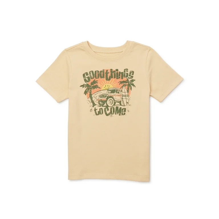 Garanimals Toddler Boy Short Sleeve Graphic T-Shirt, Sizes 18M-5T | Walmart (US)