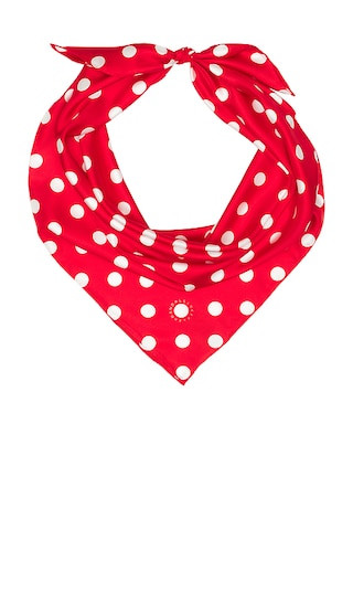 Beverly Scarf in Red & White Polka Dots | Revolve Clothing (Global)