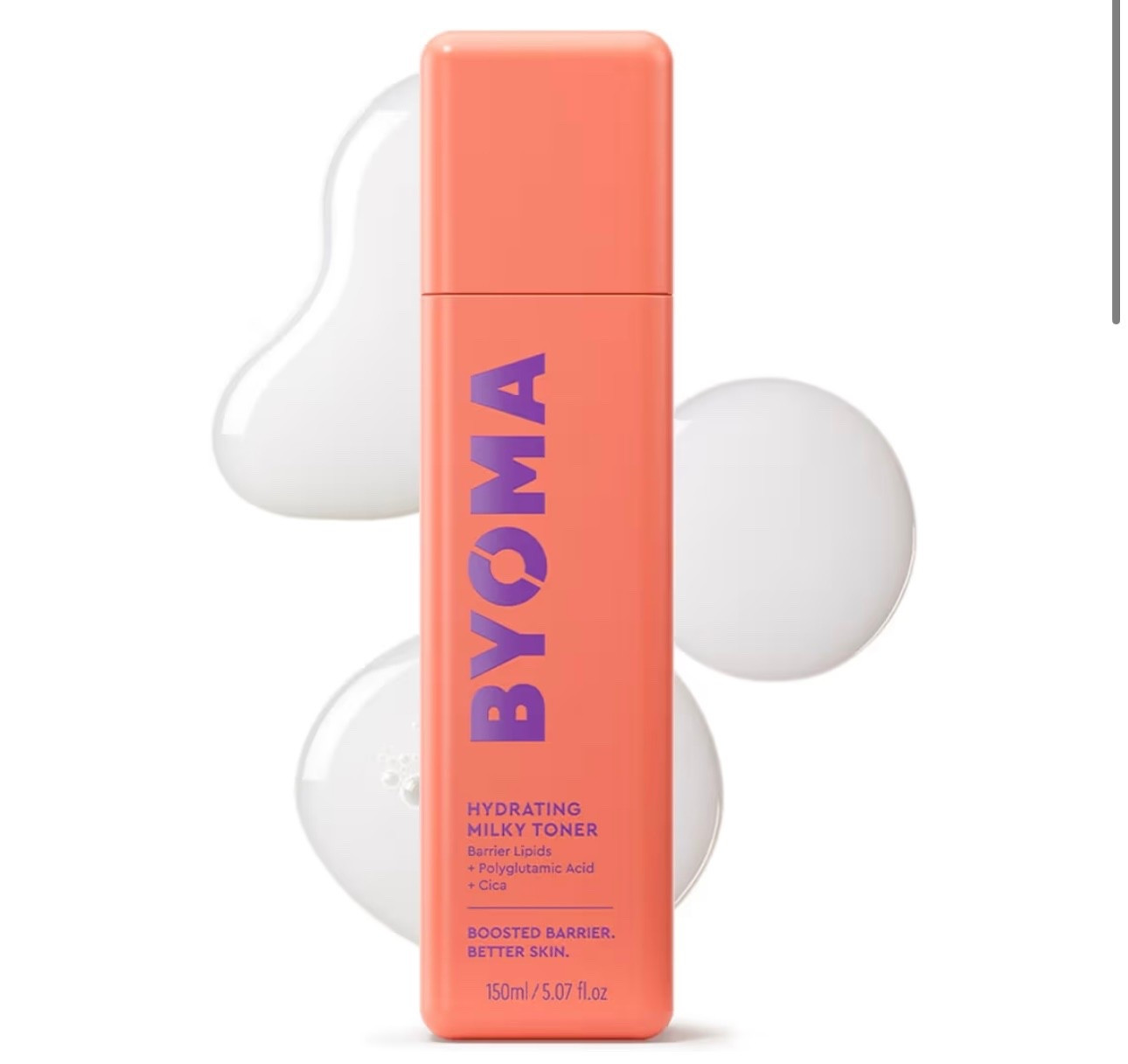 BYOMA Hydrating Milky Toner - Dewy, Ultra Hydrating Toner for Face - Locks in Moisture, Soothes Skin, Reduces Redness - Barrier Repair - 5.07 fl oz

#LTKgrwm #LTKmorningroutine #LTKdayinmylife