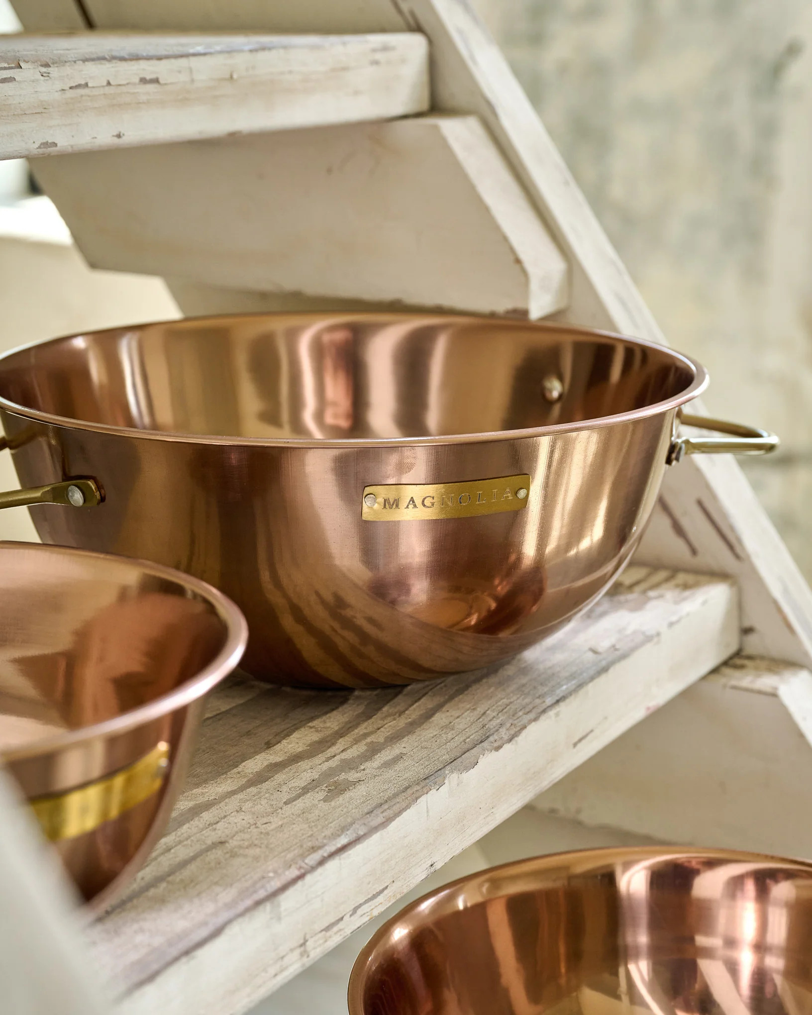 Magnolia Copper Mixing Bowl Set | Magnolia