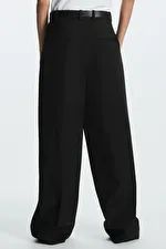 WIDE-LEG TAILORED PANTS - BLACK - Trousers - COS | COS (US)