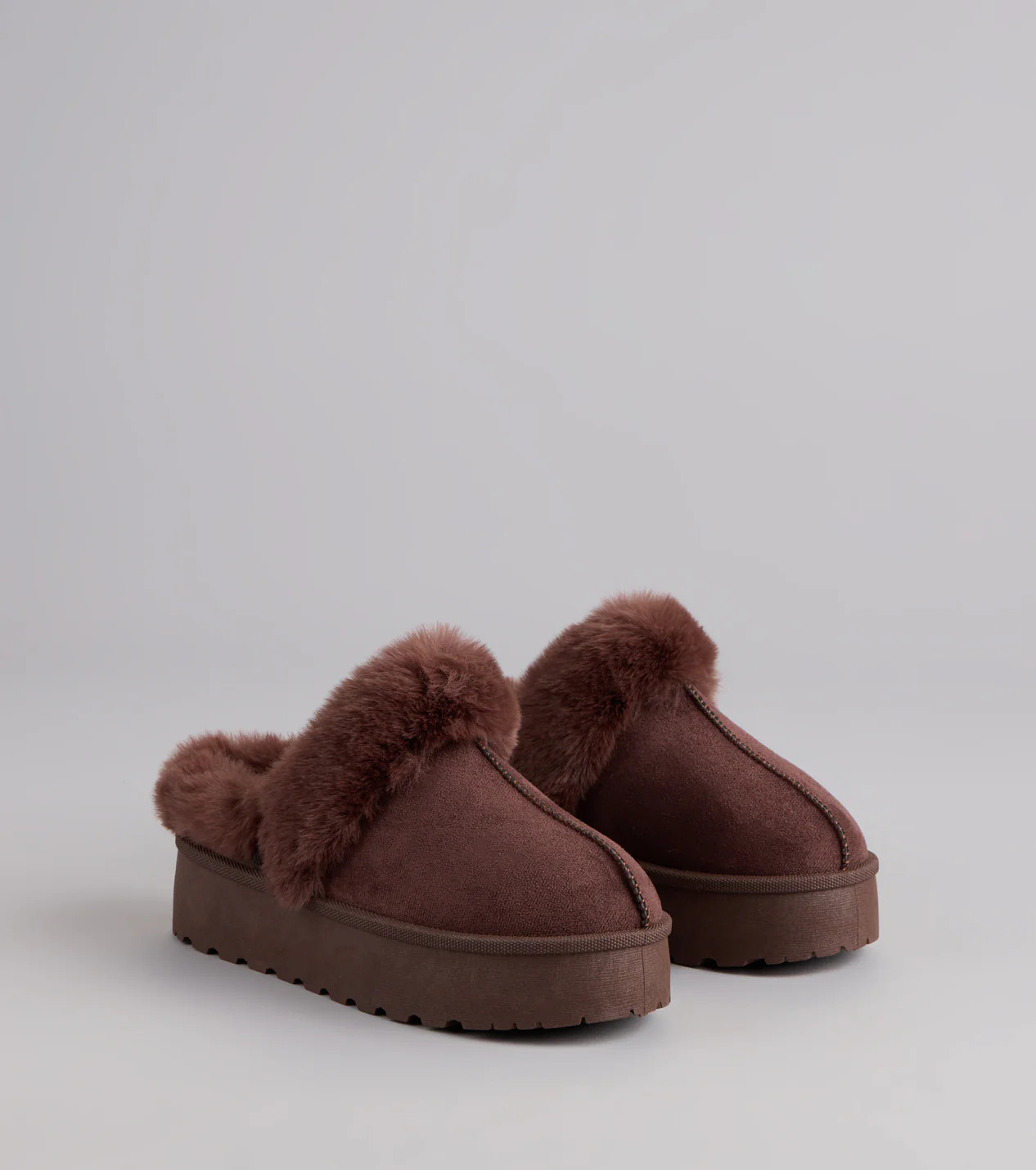 Cozy Girl Platform Faux Fur Slippers | Windsor Stores
