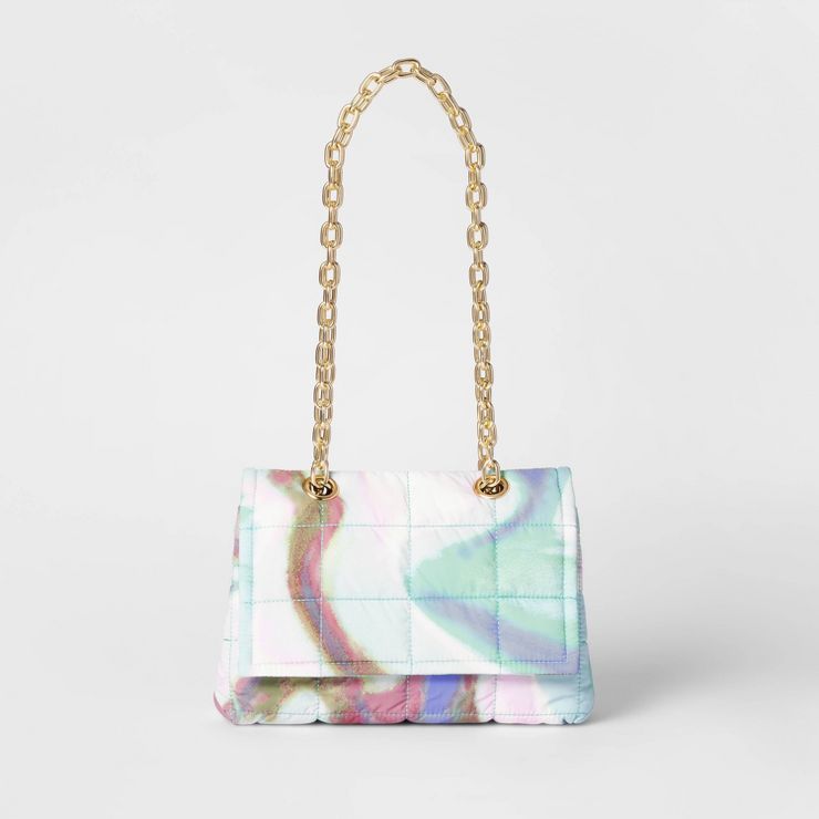 Crossbody Bag with Gold Chain - Future Collective™ with Gabriella Karefa-Johnson Marbled | Target