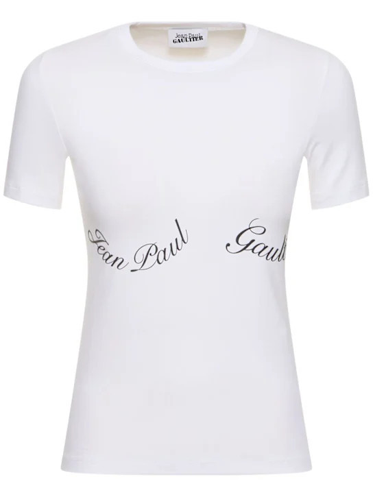 Jean Paul Gaultier cotton baby t-shirt | Luisaviaroma