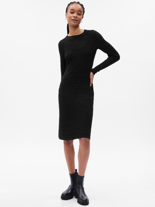 Textured Midi Sweater Dress | Gap (US)