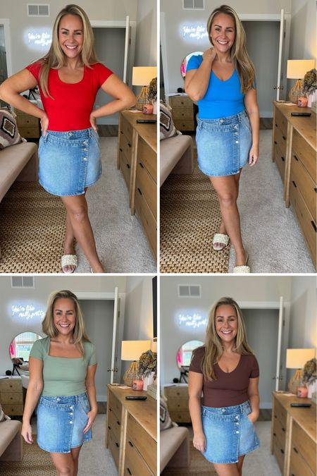 Don't miss out on these basics for under $25 from @Pumiey.US! I have been wearing their bodysuits, tanks and tees for over a year now and I am hooked 😍

I am wearing a Medium. 

#LTKworkwear #LTKstyletip #LTKfindsunder50