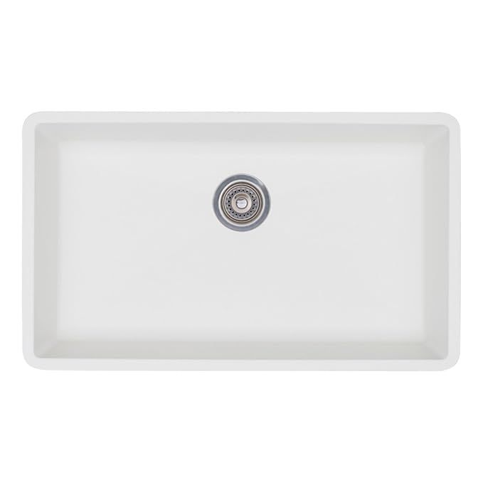 Blanco 440150 Precis Super Single Bowl-White Sink, 32" L X 19" W for 36" Cabinet | Amazon (US)
