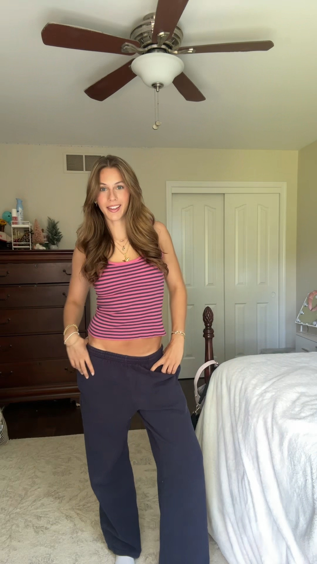 Comfy summer outfit inspo! 
#stripes #loungewear

#LTKootd #LTKSeasonal #LTKSaleAlert