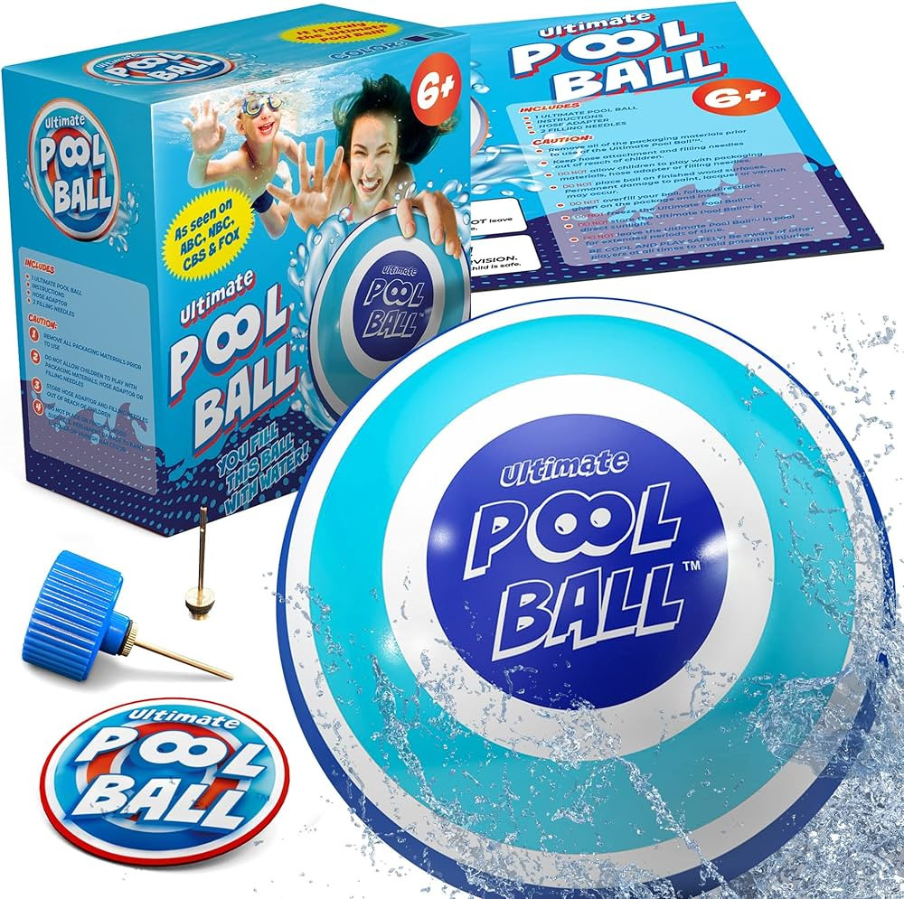 The Ultimate Pool Ball - You Fill This Ball with Water to Play Underwater Games - Dribble Off The... | Amazon (US)