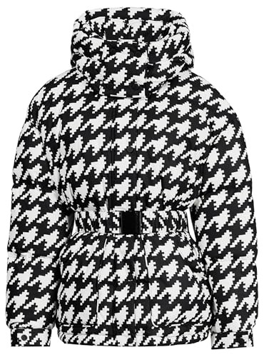 Perfect Moment, Maya Parka, M, Houndstooth - Black/Snow White | Amazon (US)