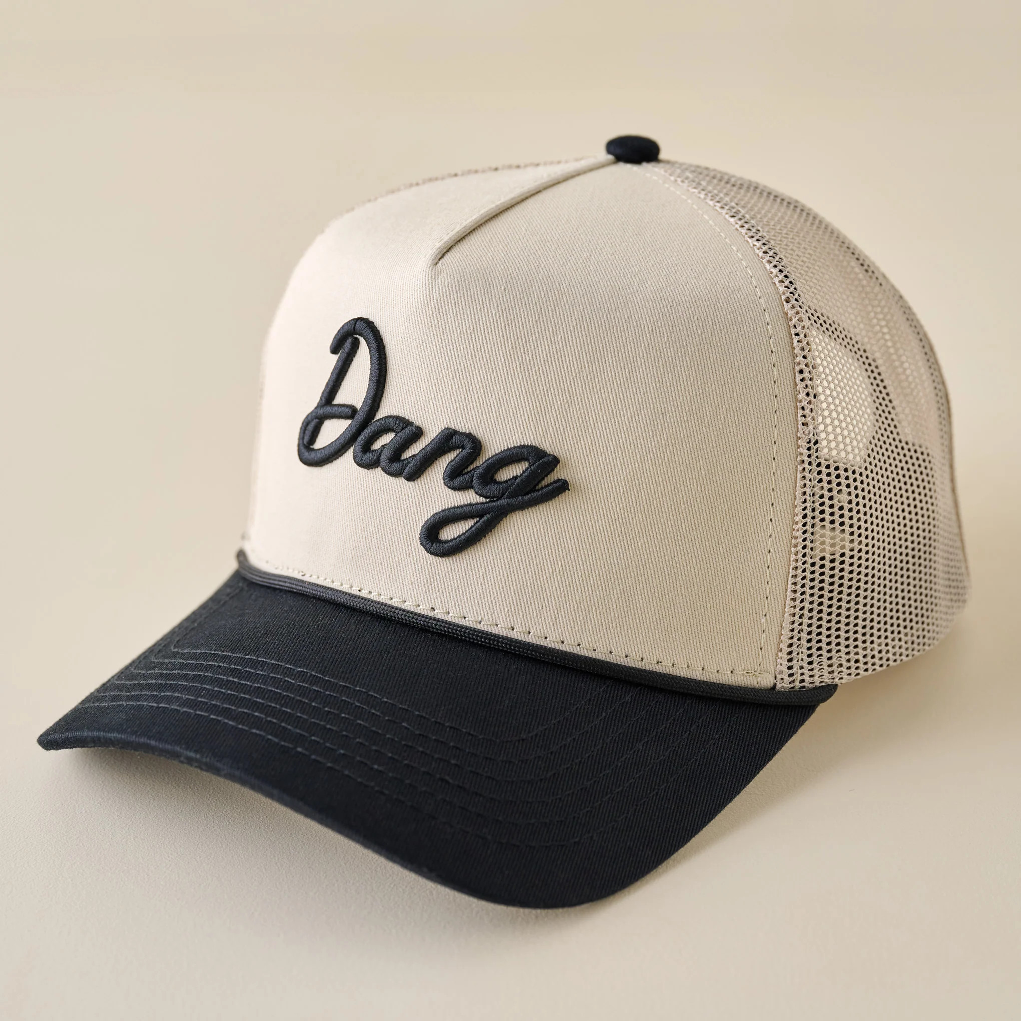 Dang Black and Cream Mesh Hat | Magnolia