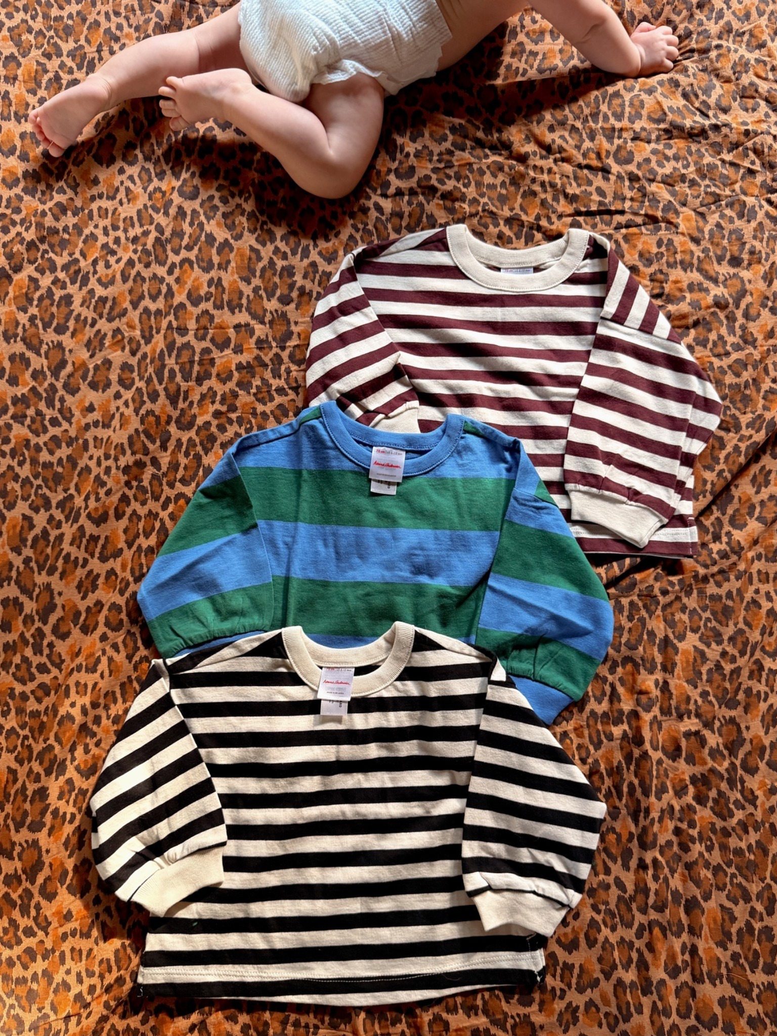 New in for Oscar❣️ I found the perfect oversized stripe long sleeve shirts for him for the Fall and Winter! 10/10

#LTKmomlife #LTKBaby #LTKBump