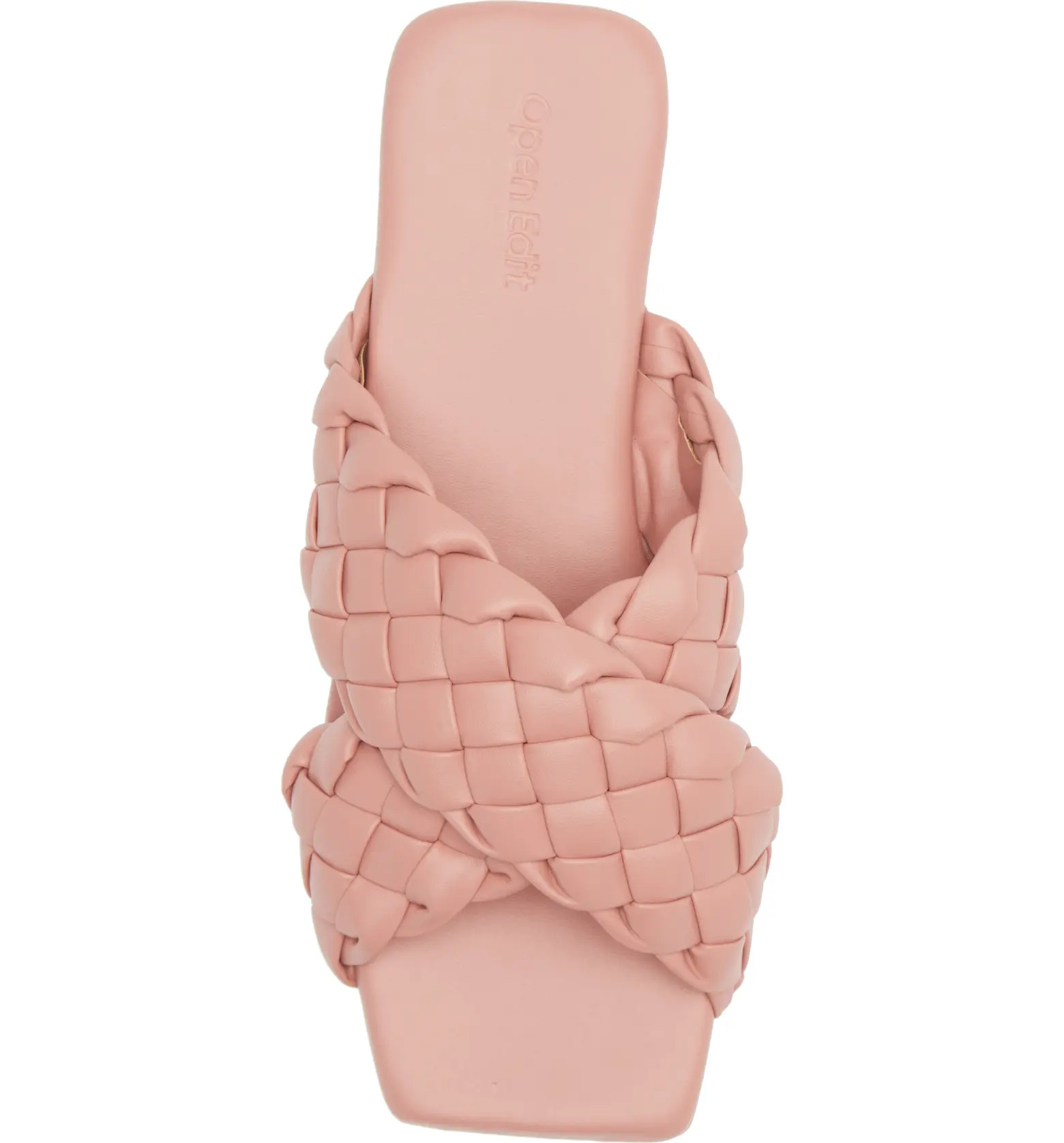 Open Edit Opal Woven Crisscross Slide Sandal | Nordstrom | Nordstrom