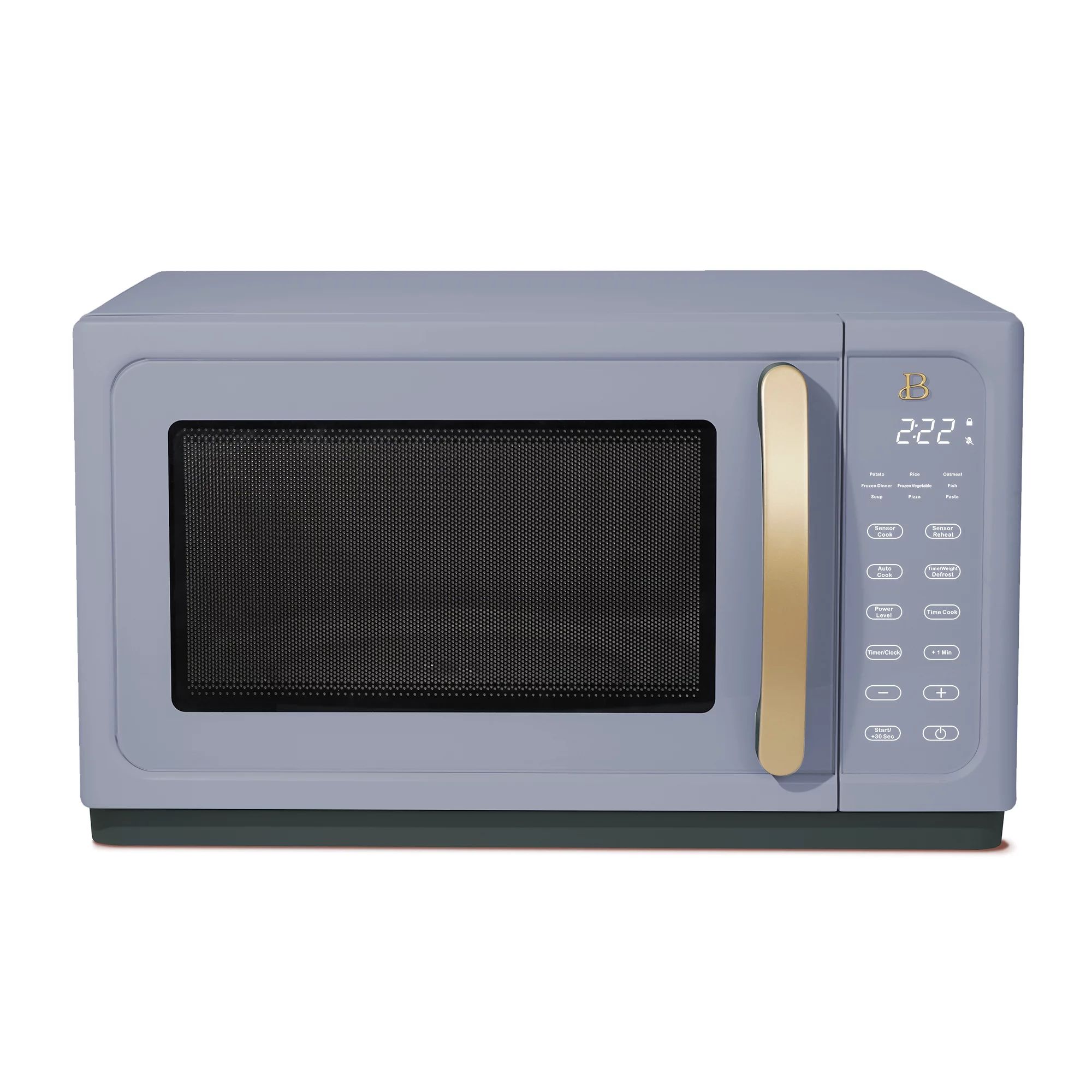 Beautiful 1.1 Cu ft 1000 Watt, Sensor Microwave Oven, Cornflower Blue by Drew Barrymore | Walmart (US)