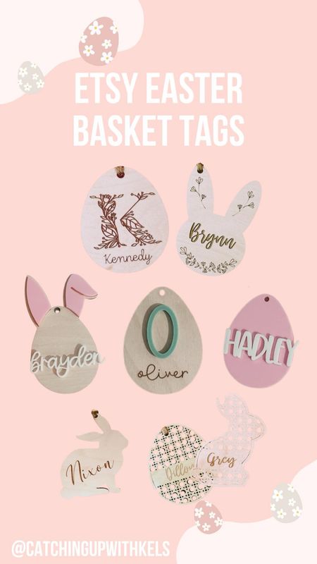 The cutest Easter basket tags for your little one!! 

#LTKkids #LTKbaby #LTKSeasonal