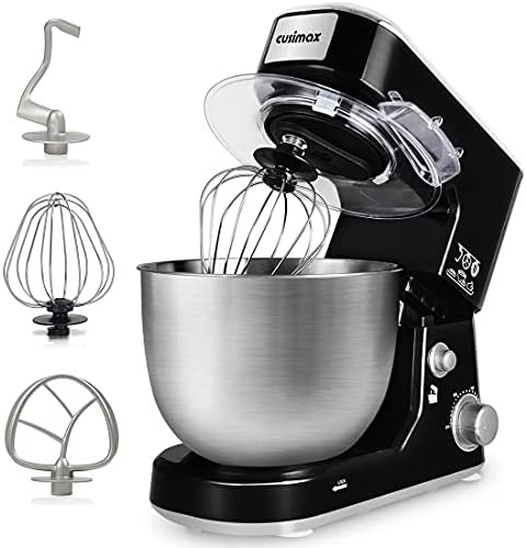 Stand Mixer, CUSIMAX 5-Quart Dough Mixer Tilt-Head Electric Mixer with Stainless Steel Bowl, Doug... | Amazon (CA)
