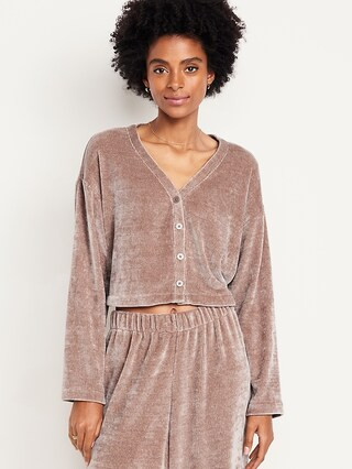 Cozy Chenille Button-Down Top | Old Navy (US)