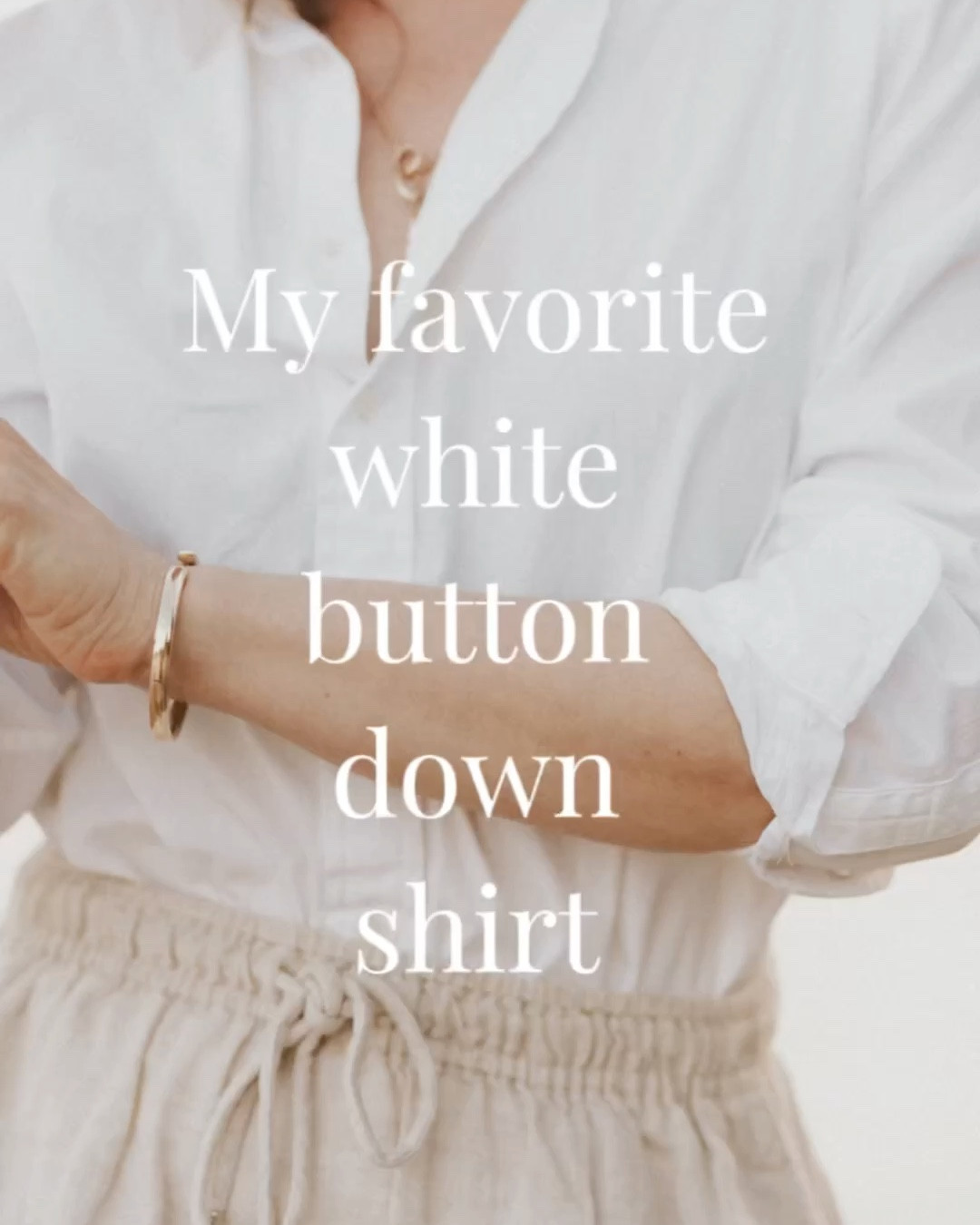 A perfect crispy white button down shirt or in my case a few: cotton button down shirt by Polo Ralph Lauren. 
I also linked my favorite stain remover for optic whites that I use whenever I ordered a bolognese 🍝🤪#LTKVideo 

#LTKSeasonal #LTKWorkwear