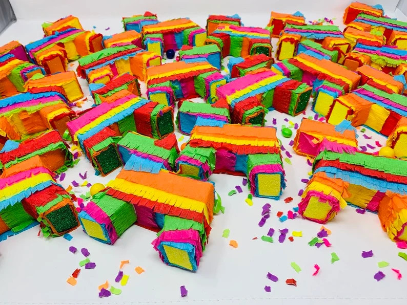 Donkey Mini Piñata Set of 3 Fiesta Mini Piñata Cinco De - Etsy | Etsy (US)