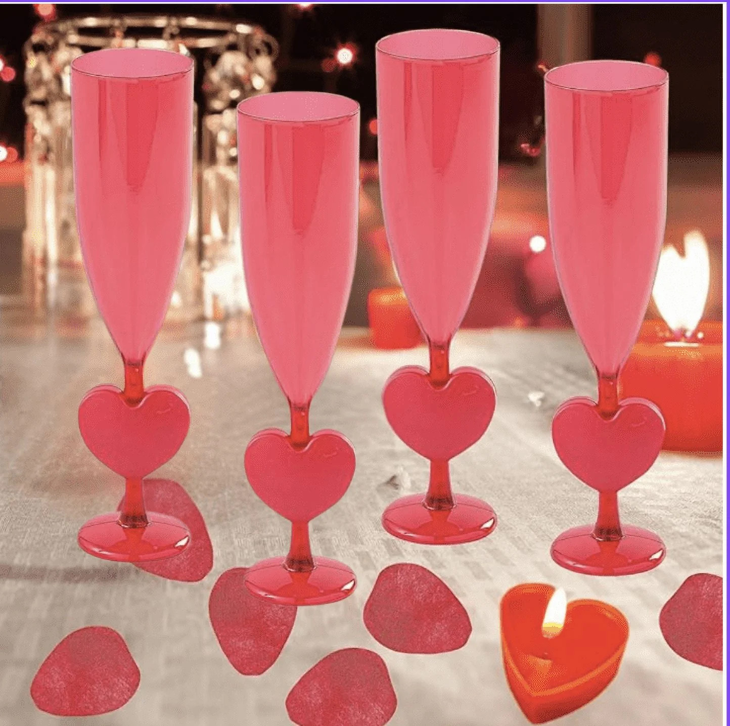 Red Reusable Flutes | Walmart (US)