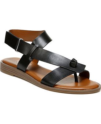 Glenni Hidden Adjustable Strap Flat Sandals | Macy's