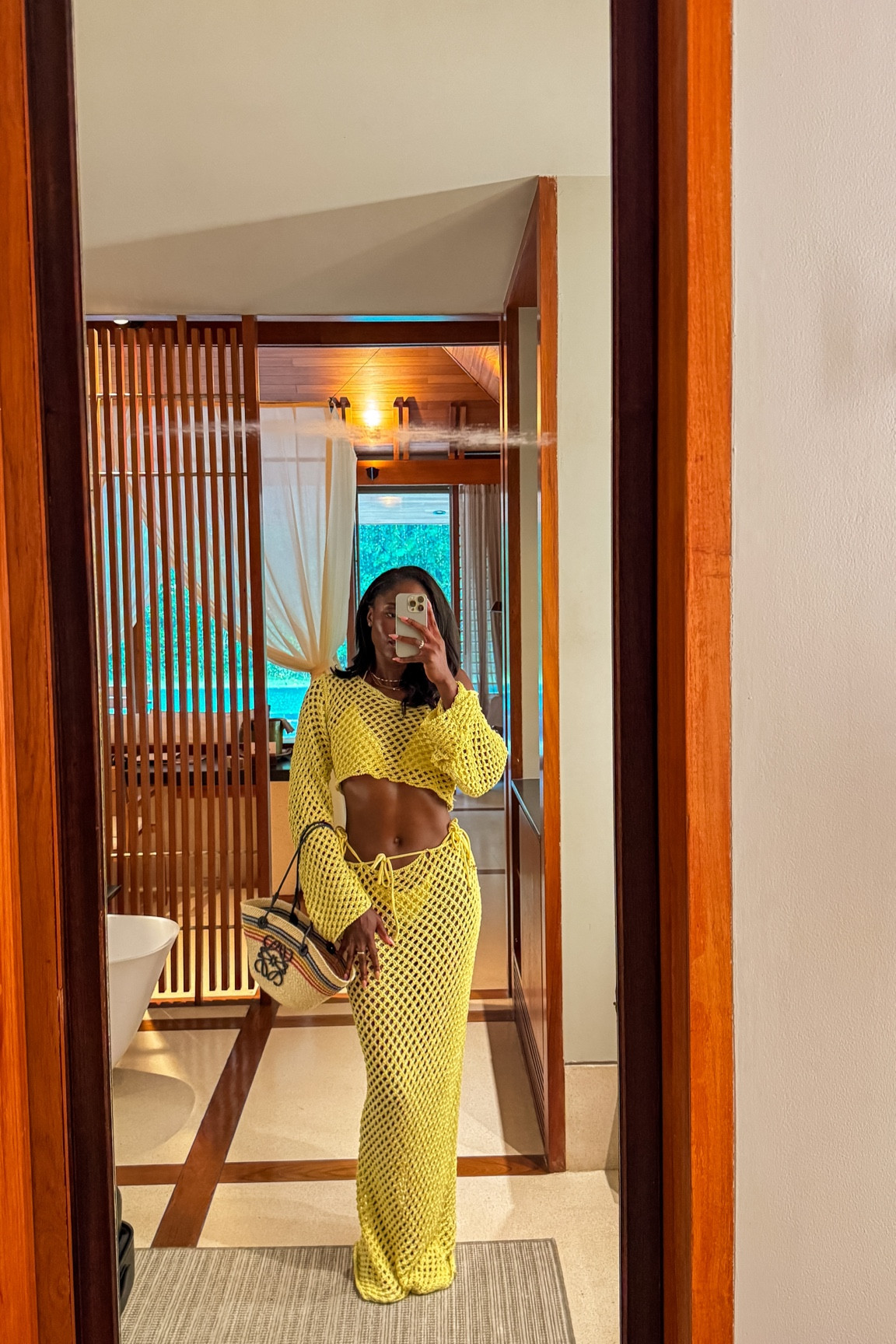 Fine girl wearing yellow 