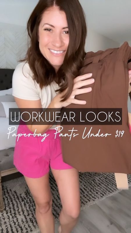 These paper bag pants from Walmart are so good and under $19 🙌🏼🤯❤️ If you are looking for workwear pants options or easy and comfy pants for create an elevated looks for work or event- then these are for you! Love that you can dress them down as well! Tons of colors too! 

👉🏼Follow me for more outfit ideas and style inspo 👈🏼

#LTKunder50 #LTKstyletip #LTKFind