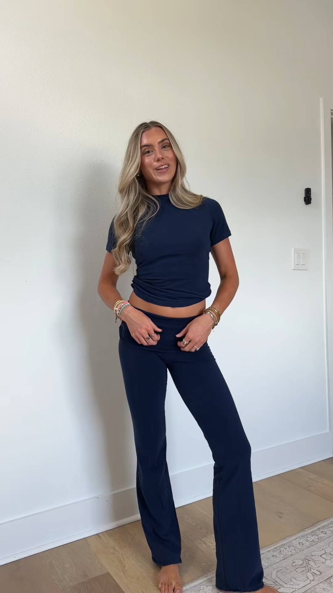 Amazon size XS PUMIEY Women's 2 Piece Lounge Sets Short Sleeve Tops Fold-Over Flare Pants Casual Outfits Matching Set Nap Collection

#LTKootd #LTKSaleAlert #LTKTravel