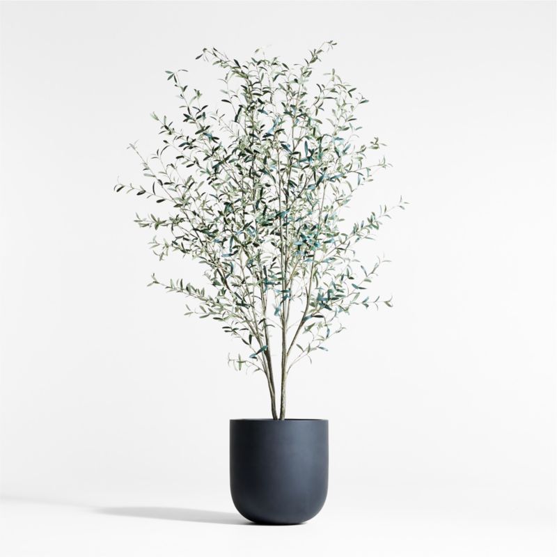Potted Faux Olive Tree 9' | Crate & Barrel | Crate & Barrel