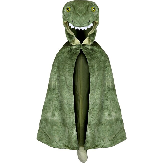 T-Rex Hooded Dinosaur Cape Size 4-5 | Maisonette