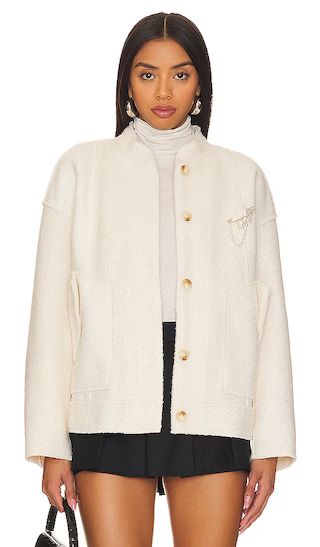 Willow Bomber in Ivory | Revolve Clothing (Global)
