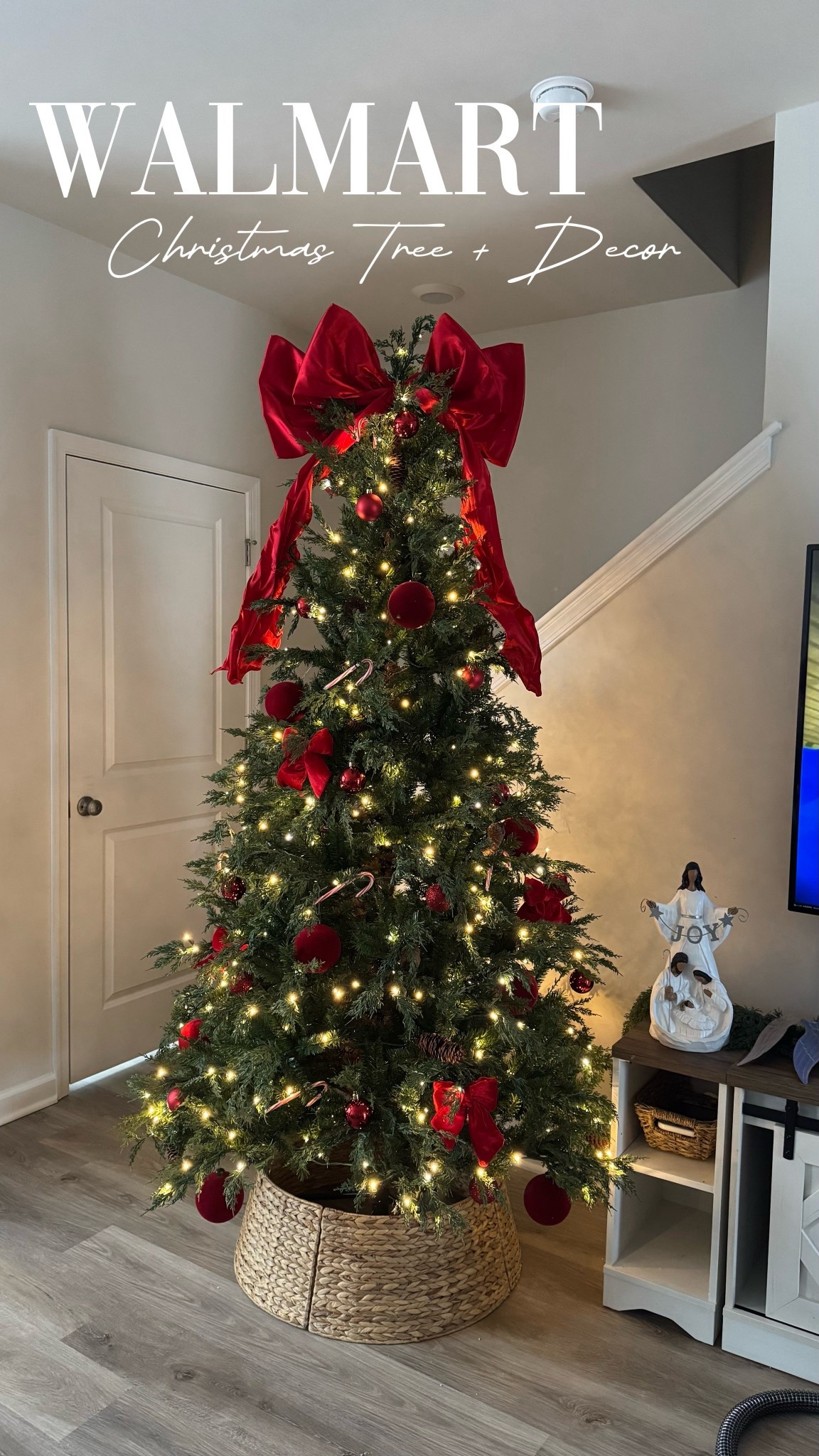 Absolutely OBSESSED with how this tree turned out! Best part, no more flocked mess!! 

#realfeelchristmastree #christmastree #prelitchristmastree #fairylights #christmastreedecor 

#LTKCyberWeek #LTKHoliday #LTKHome