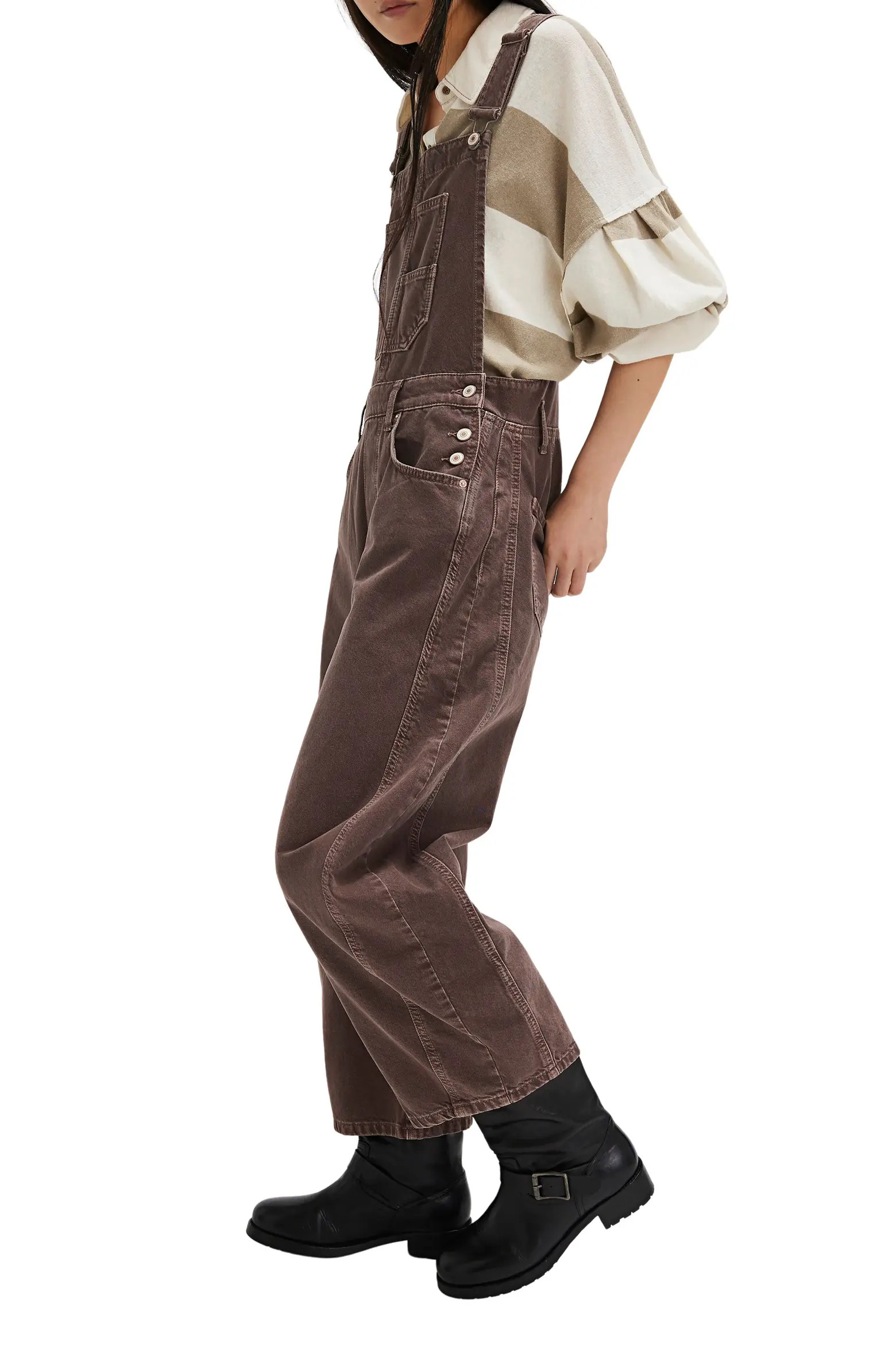 Free People We The Free Good Luck Denim Overalls (Women) | Nordstrom | Nordstrom