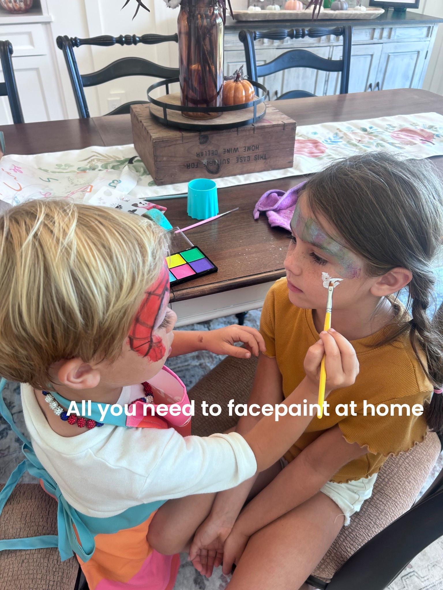 Face painting at home made easy! 

#LTKFamily #LTKParties #LTKKids