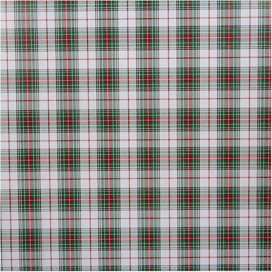 Hobby Lobby Christmas Wrapping Paper, Gift Wrap, 100 Sq Ft, 30 x 480 Inches, White Red & Green Pl... | Amazon (US)