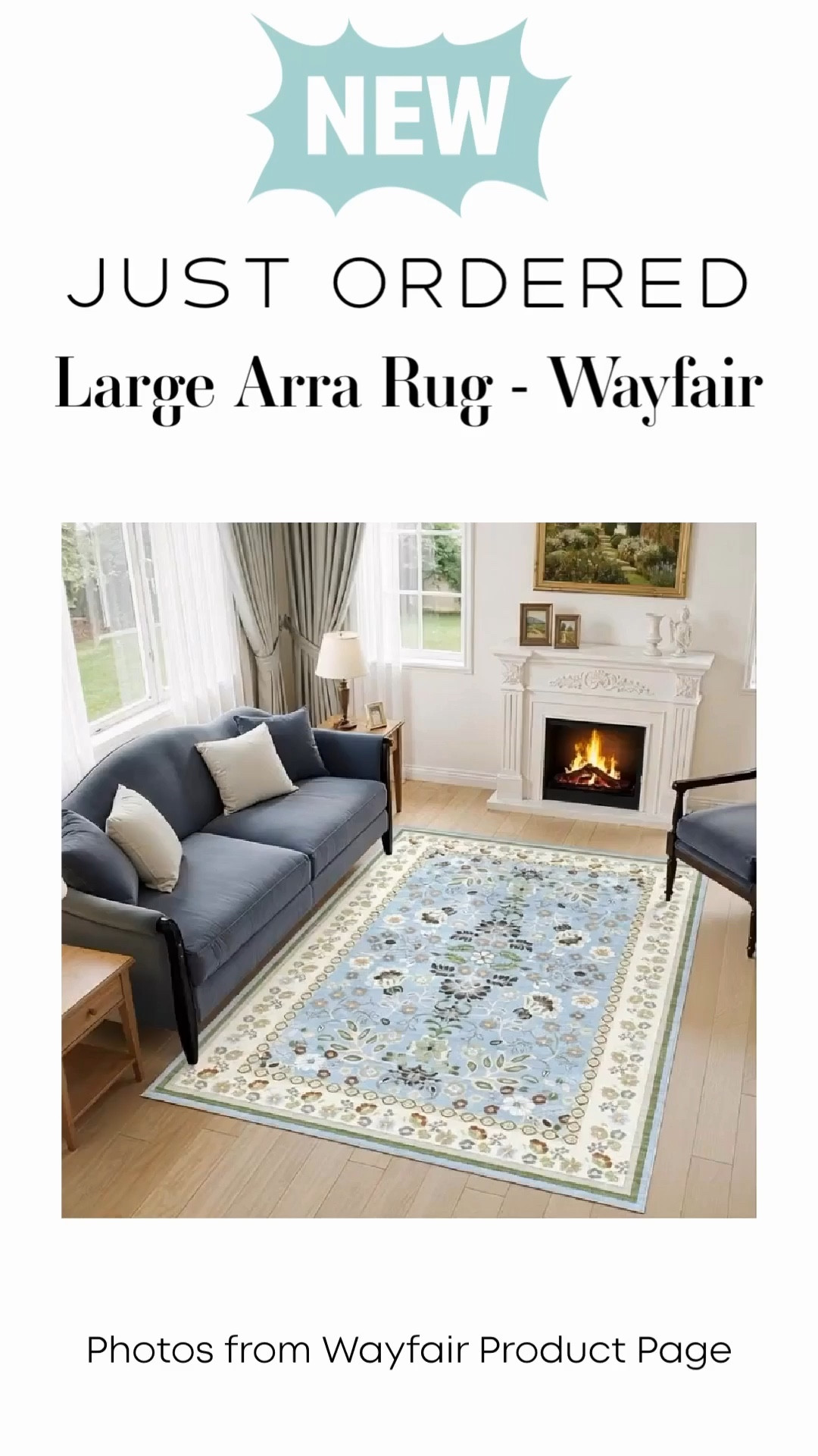 New washable floral rug I just bought in 10x14 from Wayfair! 
🌺 Smart, practical piece I look for when refreshing a space without overspending. The 10x14 size is oversized and ideal for anchoring a bedroom or living room while still keeping that elegant, polished look shoppers love.

I  love that it is machine washable, low pile, and stain resistant, which makes it perfect for real life, pets, and high-traffic areas while still looking refined and timeless. The blue floral pattern feels classic and chic rather than trendy, so it elevates a room instead of overpowering it.

It also has a non-slip backing (huge for safety) and a durable woven design that is easy to maintain, so I can keep my space looking fresh with minimal effort. For shoppers building a beautiful home on a budget, this is one of those practical luxury finds that blends style, function, and longevity.

#LTKHome #LTKStyleTip #LTKFindsUnder100 #LTKSaleAlert LTK kids bedroom friendly machine wash

#LTKSaleAlert #LTKKids #LTKHome